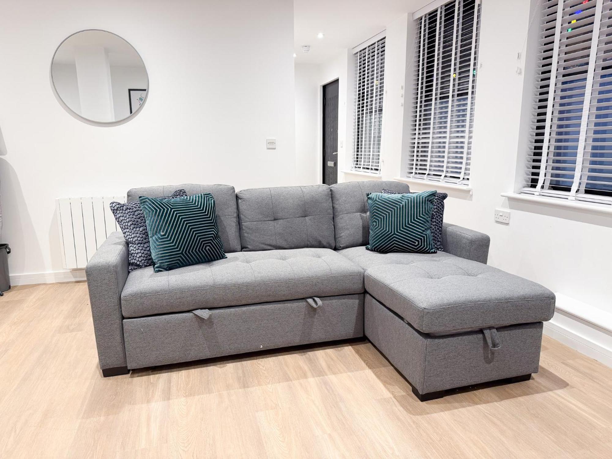 Spacious Modern 1 Bed Apartments In St Neots - Perfect For Contractors & Professionals - Free Parking - Wifi - Fully Equipped Kitchen - Smart Tv Ideal For Work Stays And Long Projects 外观 照片