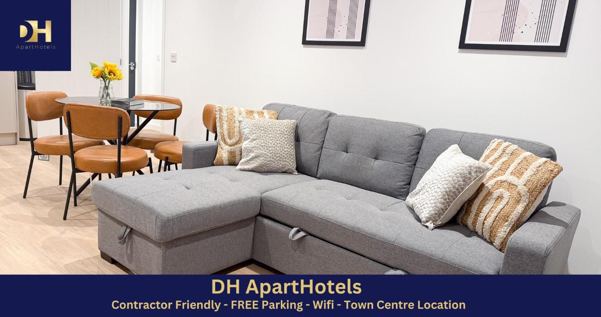 Spacious Modern 1 Bed Apartments In St Neots - Perfect For Contractors & Professionals - Free Parking - Wifi - Fully Equipped Kitchen - Smart Tv Ideal For Work Stays And Long Projects 外观 照片